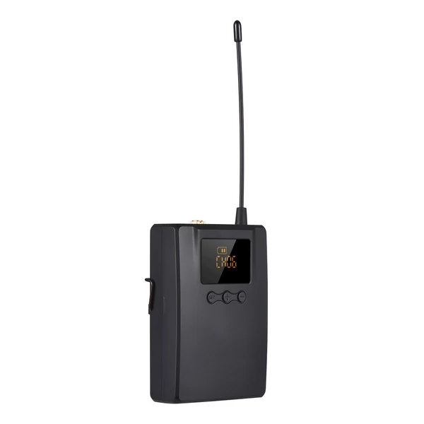 TAKSTAR WPM-300R vezeték nélküli audio vevő, fülbe helyezhető fülhallgatós UHF Bodypack vevővel