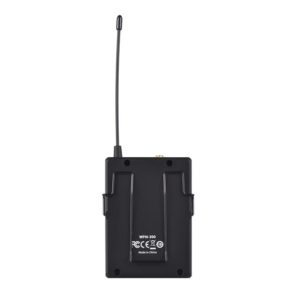 TAKSTAR WPM-300R vezeték nélküli audio vevő, fülbe helyezhető fülhallgatós UHF Bodypack vevővel