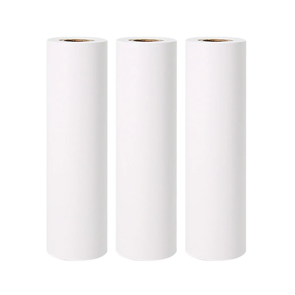 Pooli 110 * 30 mm-es fehér, nem tapadó hőpapír tekercs