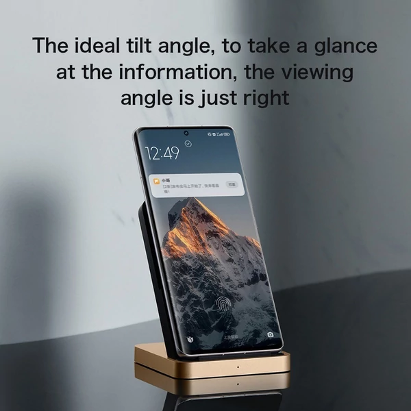 Xiaomi 50W függőleges, léghűtéses vezeték nélküli töltőkészlet - Fekete