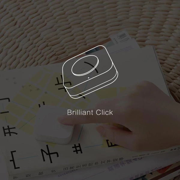 Aqara vezeték nélküli mini Zigbee rendszer távirányító kapcsoló - 2 csomag