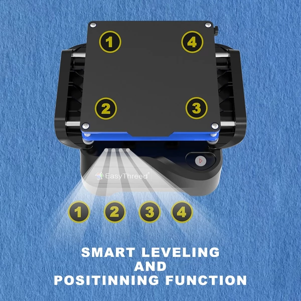 EasyThreed K7 Mini asztali 3D nyomtató gyerekeknek 100x100x100 mm-es nyomtatási mérettel kezdőknek, oktatóknak - Fekete