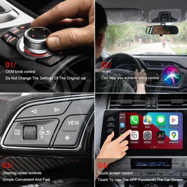 Autós, vezetékes - vezeték nélküli Carplay Box adapter