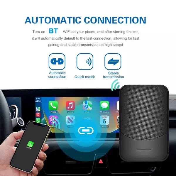 Autós, vezetékes - vezeték nélküli Carplay Box adapter
