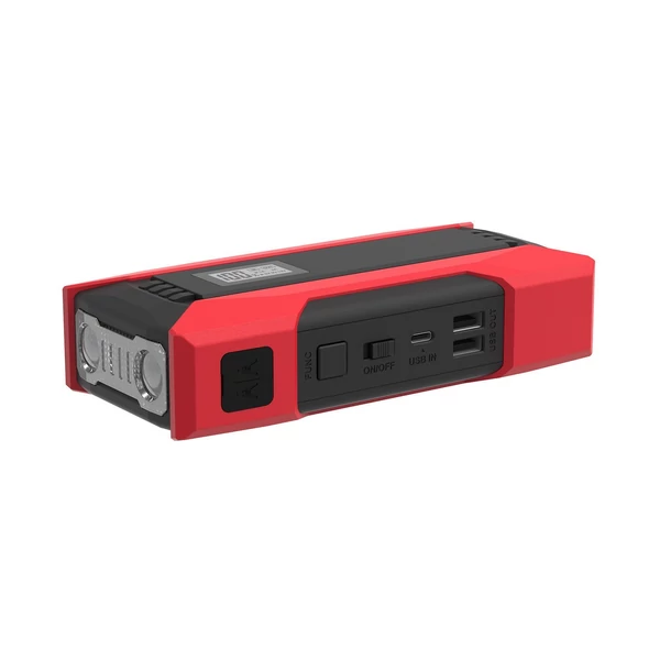 1500A Peaks 10000mAh autós indítómotor - Piros