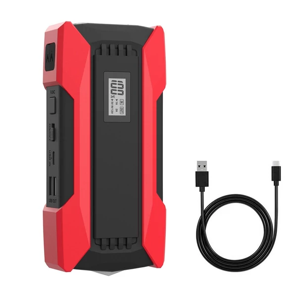 1500A Peaks 10000mAh autós indítómotor - Piros