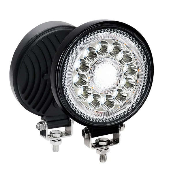 4 hüvelykes LED munkalámpa rudak 160W 16000lm vízálló (2 db) - Kerek