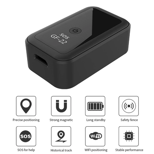 GF-22 GPS lokátor vezeték nélküli intelligens pontos helymeghatározás