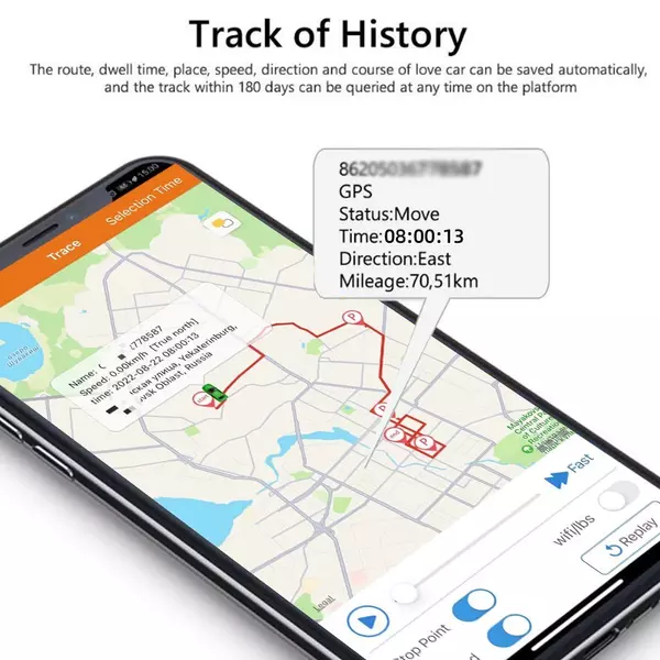 Autós GPS nyomkövető eszköz lokátor Valós idejű lopásgátló riasztások helyterminál