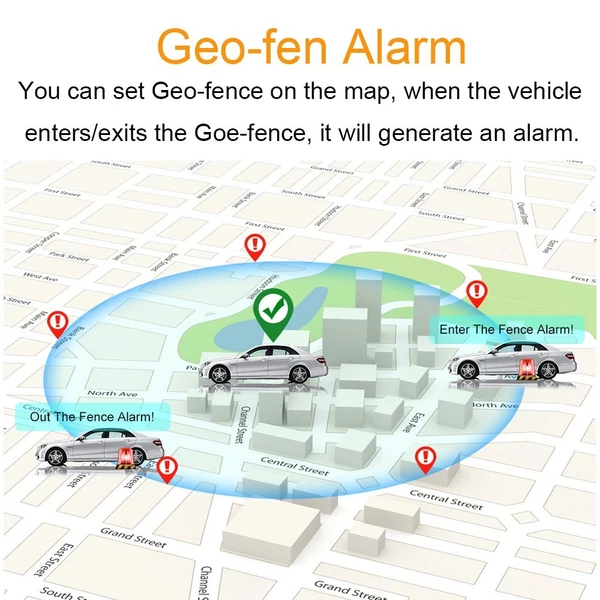 Autós GPS nyomkövető eszköz lokátor Valós idejű lopásgátló riasztások helyterminál