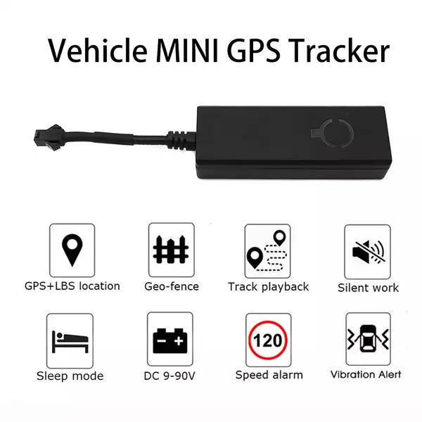 Autós GPS nyomkövető eszköz lokátor Valós idejű lopásgátló riasztások helyterminál