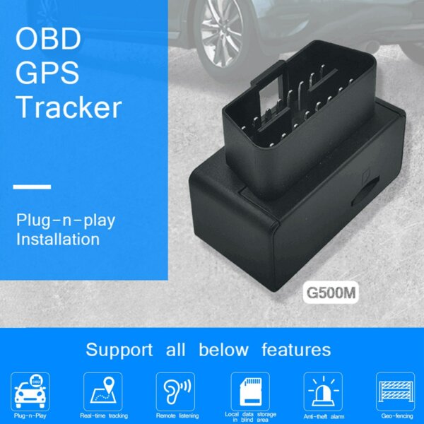 GPS nyomkövető járművekhez Valós idejű jármű OBD kis GPS