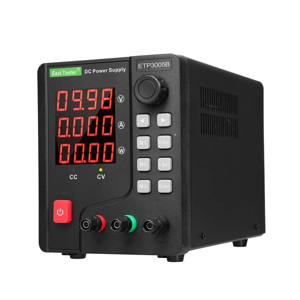 East Tester ETP3005B DC szabályozott tápegység 150W 30V 5A egycsatornás