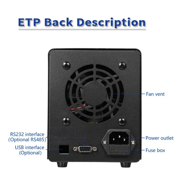 East Tester ETP3010B DC szabályozott tápegység