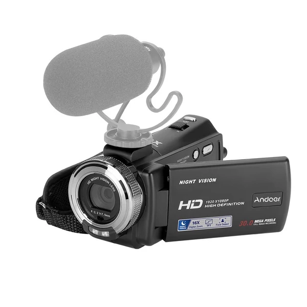 Andoer V12 1080P Full HD 16X digitális zoom rögzítő videokamera