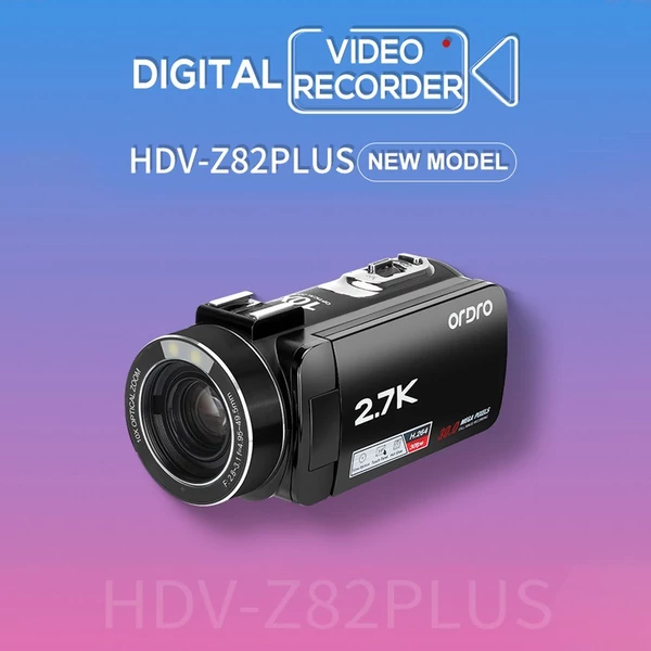 ORDRO Z82 Plus 2.7K 24MP digitális videokamera