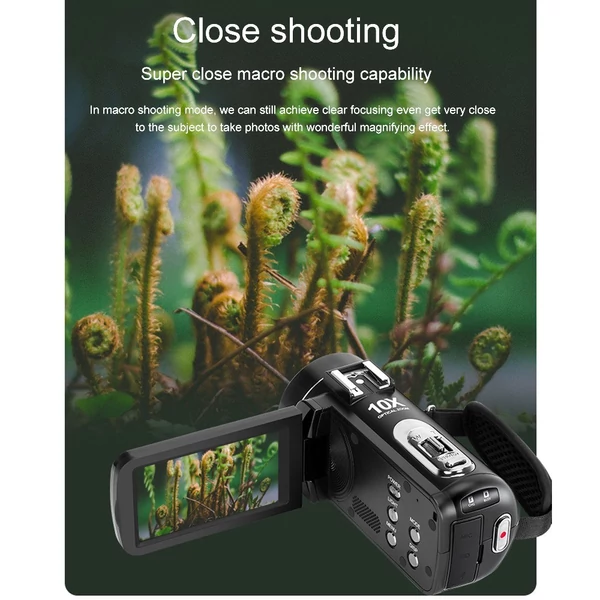 ORDRO Z82 Plus 2.7K 24MP digitális videokamera