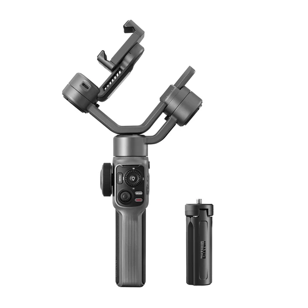 ZHIYUN SMOOTH-5S kézi 3 tengelyes kardánstabilizátor hordozható telefon Vlog Gimbal rázkódásgátló stabilizátor - Szürke