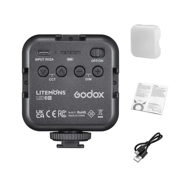 Godox LITEMONS LED6Bi kétszínű hőmérsékletű LED videolámpa