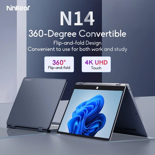 Ninkear N14 laptop számítógép 14 hüvelykes 4K UHD IPS képernyő 3840*2160 kijelző - 1TB