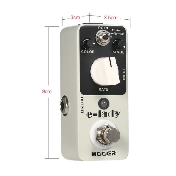 MOOER e-lady analóg Flanger gitár effekt pedál