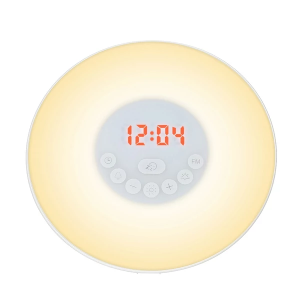 Ébresztő fény ébresztőóra Napkelte/Napnyugta szimulációs digitális óra