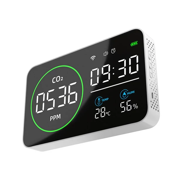 PV1000-DW intelligens WIFI nagy 4 az 1-ben szén-dioxid érzékelő