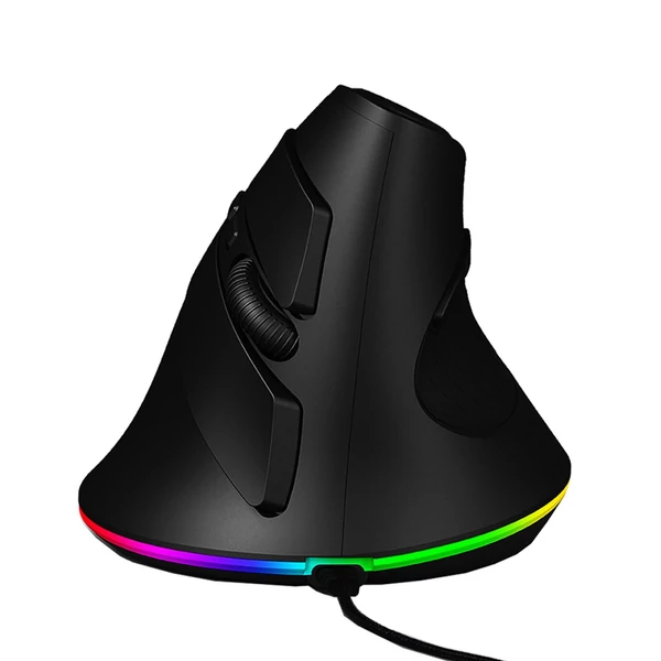 Laptophoz testreszabható RGB világítással és ergonomikus kialakítással – vezetékes egér