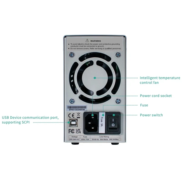 OWON programozható laboratóriumi tápegység (0-60V 0-10A) - SPM6103