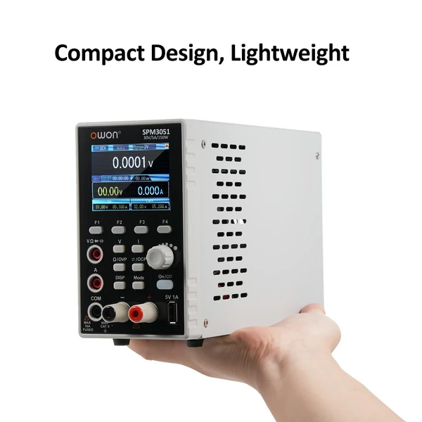 OWON programozható laboratóriumi tápegység (0-30V 0-5A) - SPM3051