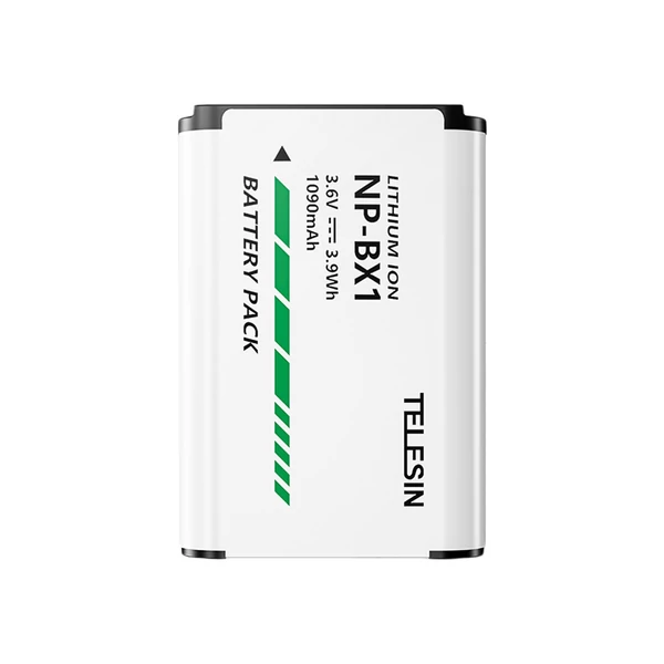 TELESIN NP-BX1 1090mAh fényképezőgép újratölthető akkumulátor