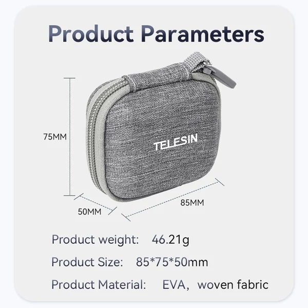 TELESIN IS-HCC-001 Sport fényképezőgép tok Digitális fényképezőgép tok