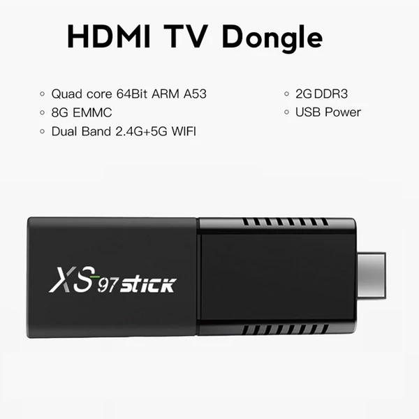 TV Stick Android 10.0 Smart TV Box streaming médialejátszóhoz