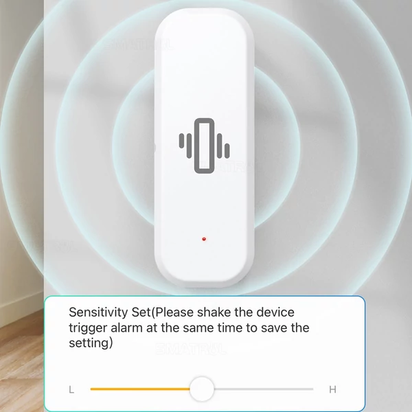 Tuya ZigBee intelligens rezgésesés-érzékelő