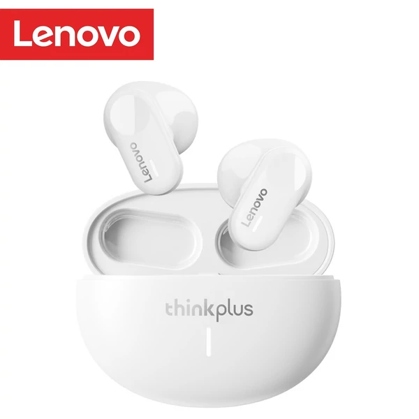 Lenovo LP19 True Wireless BT5.3 sportfejhallgató töltőtokkal - Fehér