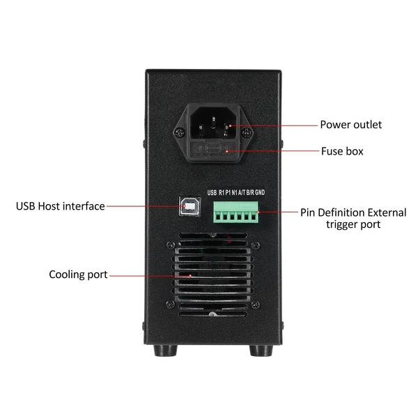 East Tester ET5406A+ 200W 0-120V 0-20A programozható DC elektronikus terhelésmérő