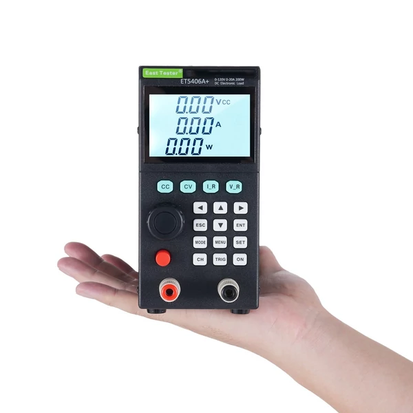 East Tester ET5406A+ 200W 0-120V 0-20A programozható DC elektronikus terhelésmérő