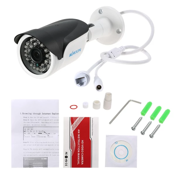 1080P HD POE IP kamera 2.0MP 3.6mm 1/2.8