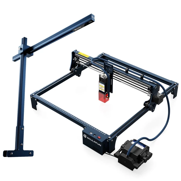 SCULPFUN S30 Pro 10 W-os lézergravírozó automatikus levegő-rásegítő rendszerrel és CAM500 kamerával
