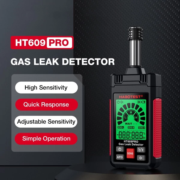 HABOTEST HT609PRO gázszivárgás érzékelő