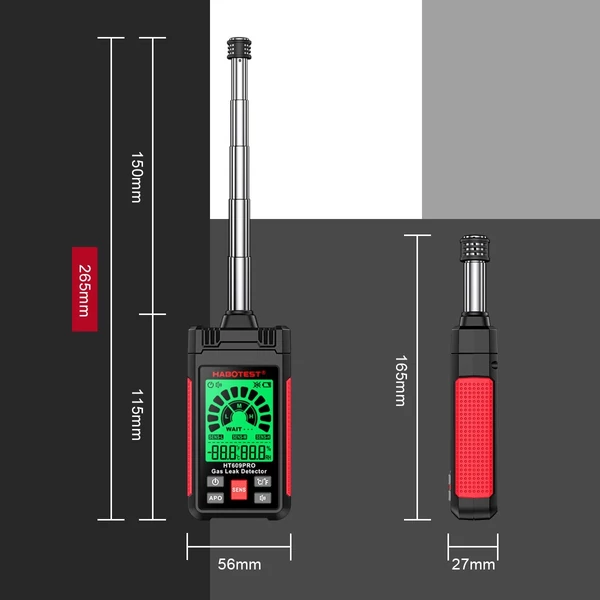 HABOTEST HT609PRO gázszivárgás érzékelő