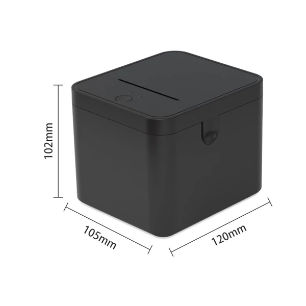 58 mm-es POS nyugta nyomtató USB+BT asztali csatlakozás - Fekete