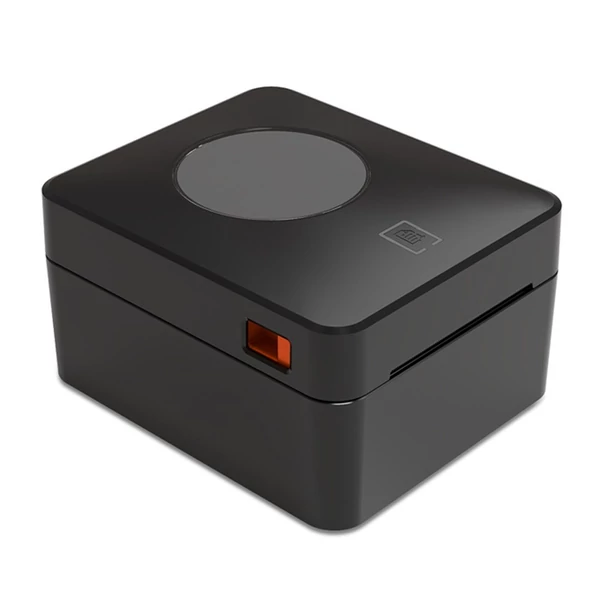 Asztali termikus címkenyomtató 4x6 hüvelykes, minden egyben, vezetékes - Fekete, USB+LAN csatlakozás