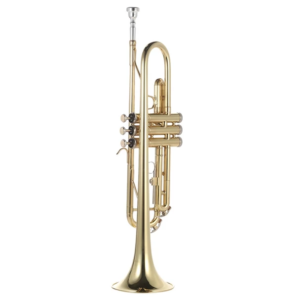 ammoon Trombita Bb lapos sárgaréz, arany festésű, kiváló, tartós hangszer