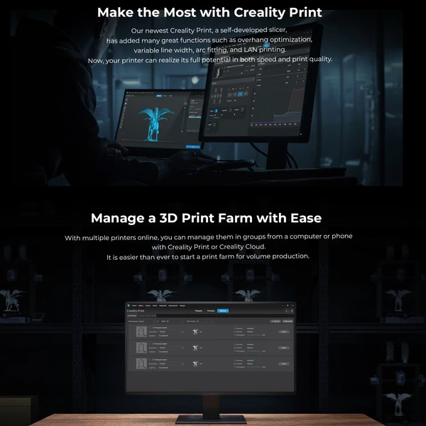 Creality CR10-SE 3D nyomtató Automatikusan szintező beépített platform 220x220x265mm támogatás Távirányító