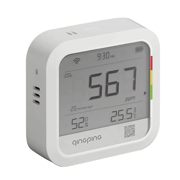 QingPing CGP22C CO2 érzékelő hőmérséklet és páratartalom monitor