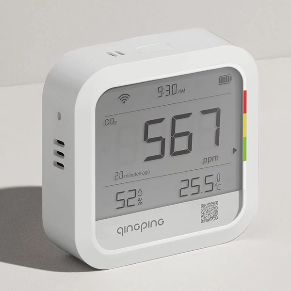 QingPing CGP22C CO2 érzékelő hőmérséklet és páratartalom monitor