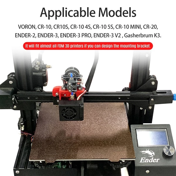 CNC teljesen fém Sherpa mini extruder magas hőmérsékletű, könnyű súlyú készlet (36 Moons motorral)