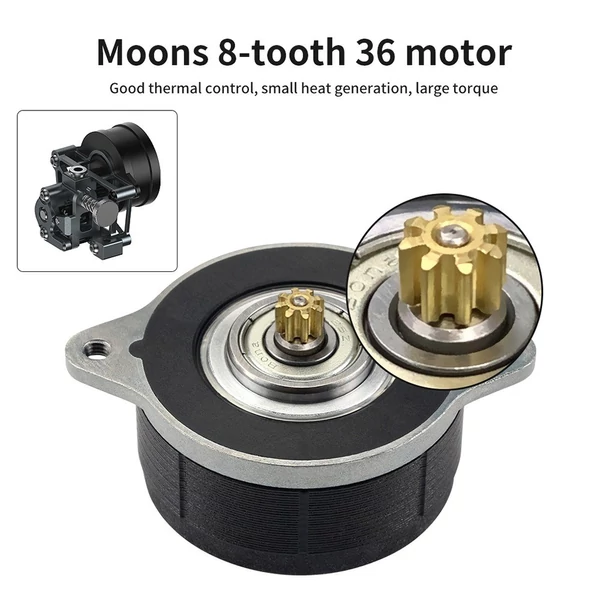 CNC teljesen fém Sherpa mini extruder magas hőmérsékletű, könnyű súlyú készlet (36 Moons motorral)