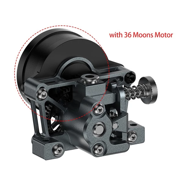 CNC teljesen fém Sherpa mini extruder magas hőmérsékletű, könnyű súlyú készlet (36 Moons motorral)